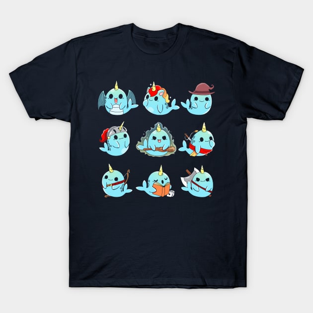 Narwhal Role Play Game T-Shirt by Vallina84